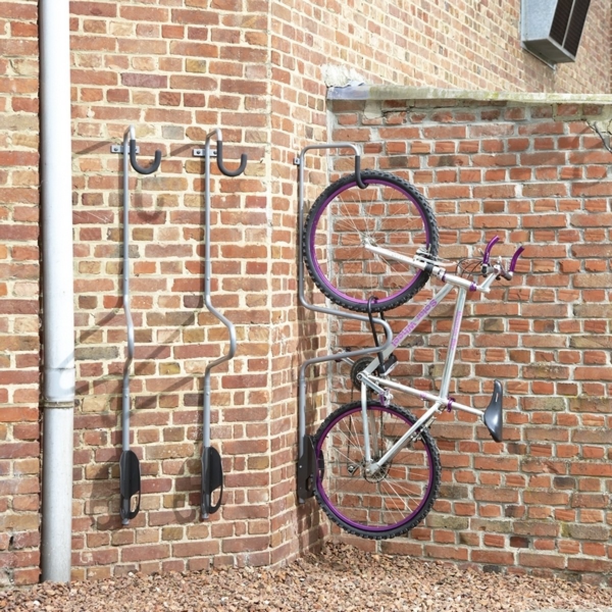 Support mural vélo, Rangement pour porte-vélos, Range-vélos horizontal