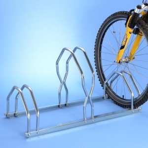 3-Bike Cycle Rack on 2 levels