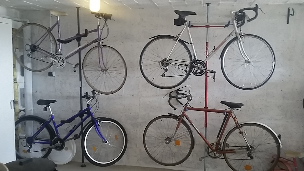 Support de vélo à glissière pour plafond / mur SUPER B pas cher